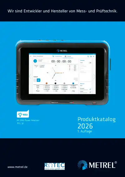 Rotec-Messtechnik-Metrel-Katalog-V3-2026- 1. Auflage